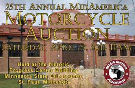 The 25th Annual MidAmerica Motorcycle Auction Image